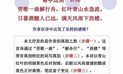 高考语文古诗词鉴赏教案_高考语文古诗词鉴赏