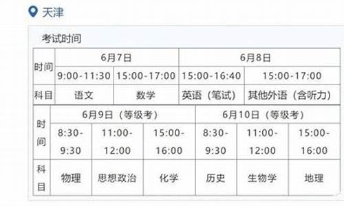 2024高考时间安排_2024年考试时间一览表