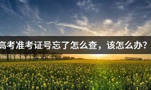 高考报名号忘了怎么办-高考报名表怎么补办